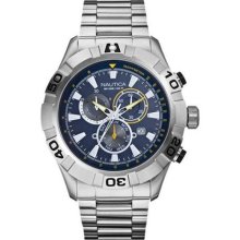 Men's Blue Nautica NST Chronograph Watch N21530G ...