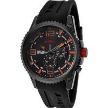 Men's Boost Dual Time Black Dial Black Silicone ...