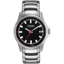 Men's Caravelle by Bulova Sport Watch with Black Dial (Model: 43B122)