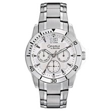Men's Caravelle Sport by Bulova Stainless Steel Chronograph Watch