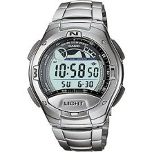 Men's casio casual sport dual time tide graph watch w753d-1av