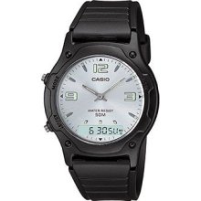 Men's casio classic analog digital alarm watch aw49he-7av