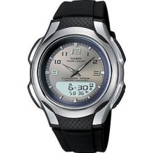 Men's casio classic solar power analog digital watch aws90-7av