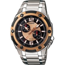 Men's casio day-date steel analog watch mtp1326d-1a2v