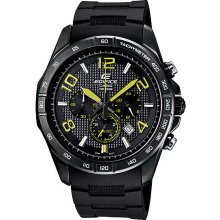 Men's casio edifice black lable chronograph watch efr516pb-1a3v