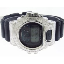 Men's Casio G Shock 0.15ct Diamonds Stainless Steel Case Watch 6900