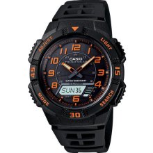 Men's casio tough solar world time watch aqs800w-1b2v