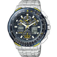 Men's citizen blue angels skyhawk a.t atomic eco drive watch