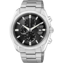 Mens Citizen Eco Drive Titanium Collection Watch in Titanium (CA0020-56E)