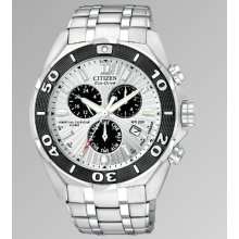 Mens Citizen Signature Perpetual Calendar Chronograph Eco-Drive Watch