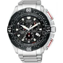Men's citizen sport chronograph diver's watch bl5314-52e