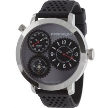 Men's freestyle passage dual time compass watch 101163