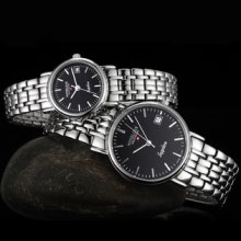 Men's Genuine Classic Retro Roman Numeral Quartz Watch Stainless