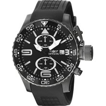 Mens Invicta 11778 Corduba Chronograph Black Dial Gunmetal Watch