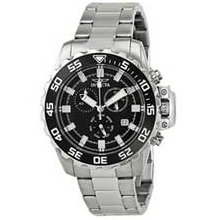 Men's Invicta Pro Diver Chronograph Watch with Black Dial (Model: