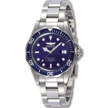 Mens Invicta Pro Diver Quartz Blue Dial Watch