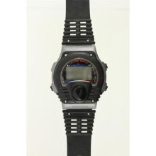 Men's Jewelry Radio Shack 63-5047 Digital Lcd Quartz Alarm Watch Black Band