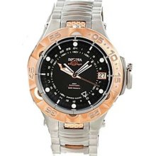 Men's LIMITED EDITION Subaqua GMT Automatic Stainless Steel Case and Bracelet Bl