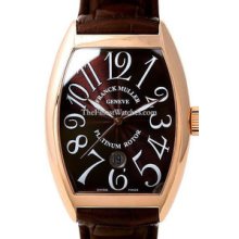 Mens Medium Franck Muller Curvex Date Pink Gold 7851SCDT Watch