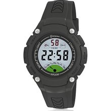 Men's Multi-Functional And Calendar Digital PU Automatic Wrist Watch