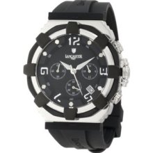 Men's OLA0440SS-NR-NR Chronograph Black Dial Black Silicone