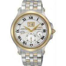 Men's Premier Kinetic Perpetual Two Tone Stainless Steel Case and
