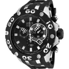 Men's Reserve Diver Chronograph Swiss Quartz Black Dial