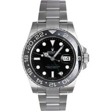 Men's Rolex GMT-Master II Watch Black Ceramic Bezel 116710 (116710N)
