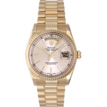 Men's Rolex President Day-Date Watch 118238 Champagne Dial