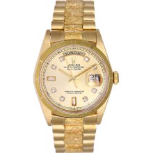 Men's Rolex President - Day-Date Watch 18348 Champagne Dial