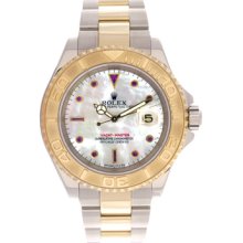 Men's Rolex Yacht-Master Watch 16623 Mother-Of-Pearl Dial