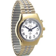 Mens Royal Tel-time One Button Talking Watch With Exp