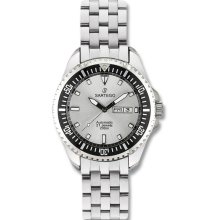 Mens Sartego Spa25 Watch Stainless Steel Automatic Silver Dial