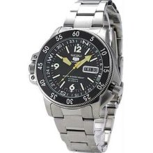 Men's Seiko 5 Sports Automatic Atlas Diver Black