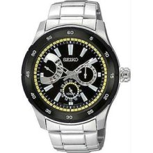 Men's Stainless Steel Criteria Black