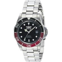 Men's Stainless Steel Pro Diver Black Dial Automatic