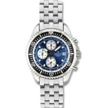 Men's Stainless Steel Quartz Chronograph Blue