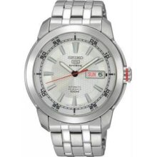 Men's Stainless Steel Seiko 5 Sports Automatic Silver