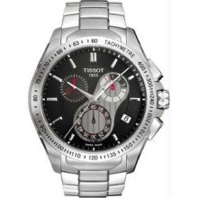 Men's T-Sport Chronograph Black Dial Stainless