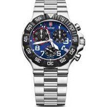 Men's Victorinox Swiss Army Summit XLT Chronograph Watch with Blue