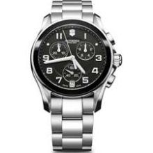 Men's Victorinox Swiss Army Chrono Classic Ceramic Watch with Black