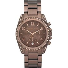 Michael Kors Chronograph Bronze Ladies Watch Mk5493