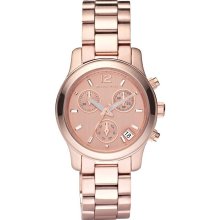 Michael Kors Chronograph Rose Gold Tone Steel Ladies Watch MK5430