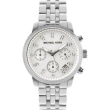 Michael Kors Designer Women's Watches, Silver Jet Set Watch