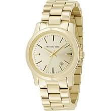 Michael Kors Jet Set Champagne-Dial Watch - Goldtone