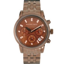 Michael Kors MK5547 Ritz Chronograph Watch Exclusive to ASOS Brown