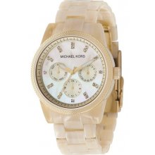 Michael Kors Resin Horn Jet Set Ladies Watch MK5039