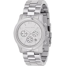 Michael Kors Runway Chronograph Sports Watch - Silvertone