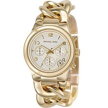 Michael Kors Runway Twisted-Bracelet Chronograph Watch