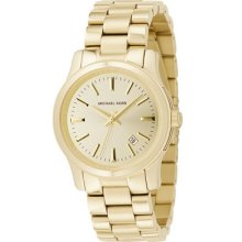 Michael Kors Watch Mk5160 Women's Jet Set Gold-tone Stainless Steel Watch